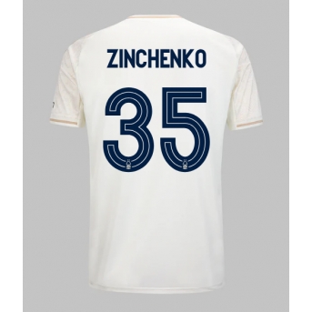 Billige Fotballdrakt Nottingham Forest Oleksandr Zinchenko #35 Replika Bortedrakt 2025-26 Kortermet